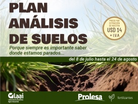 Noticia Plan Análisis de suelo 2024-2025