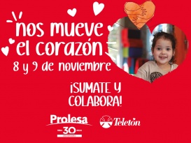 Prolesa junto a la Teletón: #NosMueveElCorazón